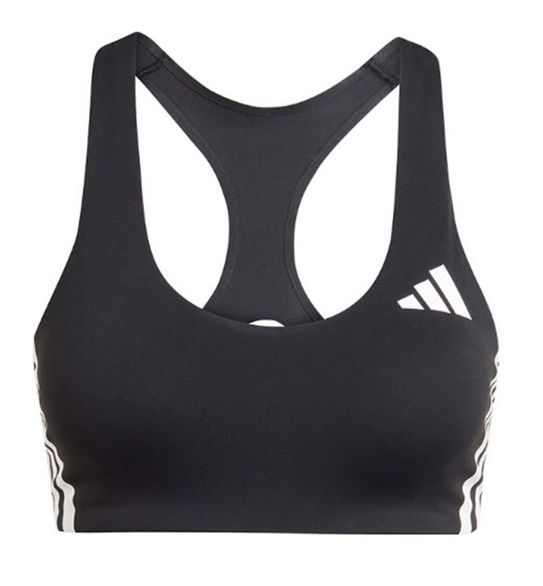 Adidas Women Adizero Run Medium Tank Top Bra Black Yoga Fitness