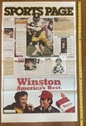Jack Lambert SIGNED Jan. ‘83 36x23 SPORTS PAGE poster-JACK’s personal Collection