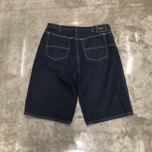 VINTAGE Sean John Shorts Mens 38 Blue Baggy Skater Y2K Hip Hop Denim Jean - Picture 2 of 7