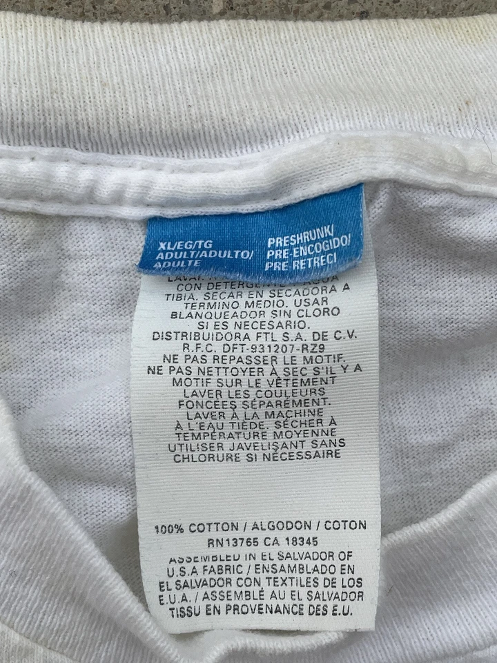 Винтажная мужская футболка Chicago Bulls 1995 и 1996 NBA все времена размер XL - Изображение 3 из 4