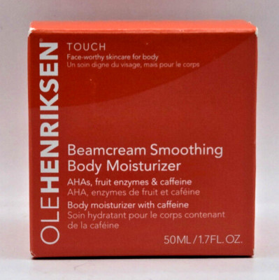 NEW Ole Henriksen Beamcream Smoothing Body Moisturizer Touch Face Skin 1.7 Fl Oz