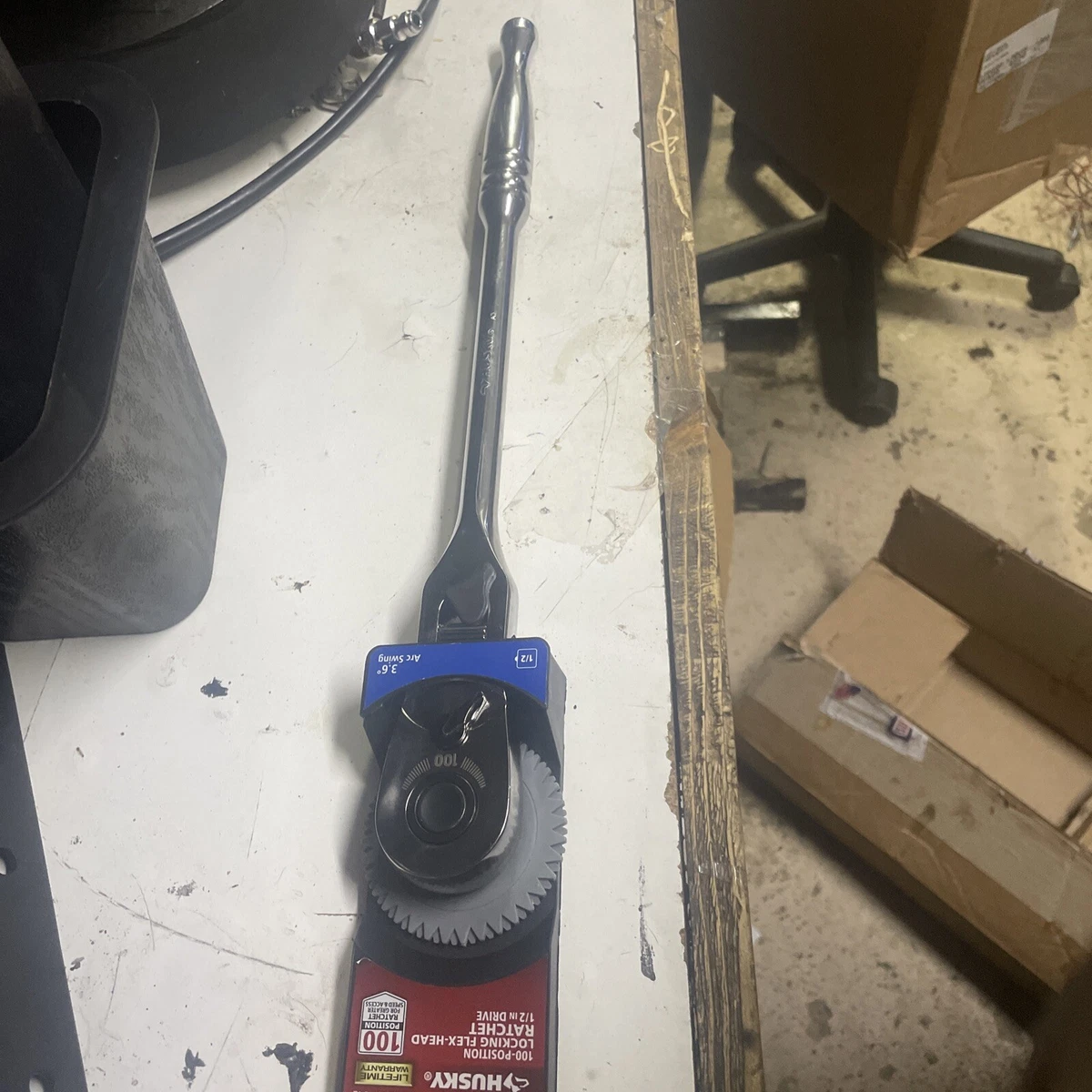 Husky locking flex head ratchet online