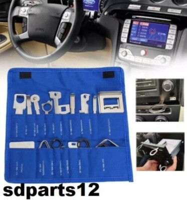 Kit 38 Outils De Démontage Radio Auto - Étriers Pour Autoradio GPS - Installation & Démontage Facile