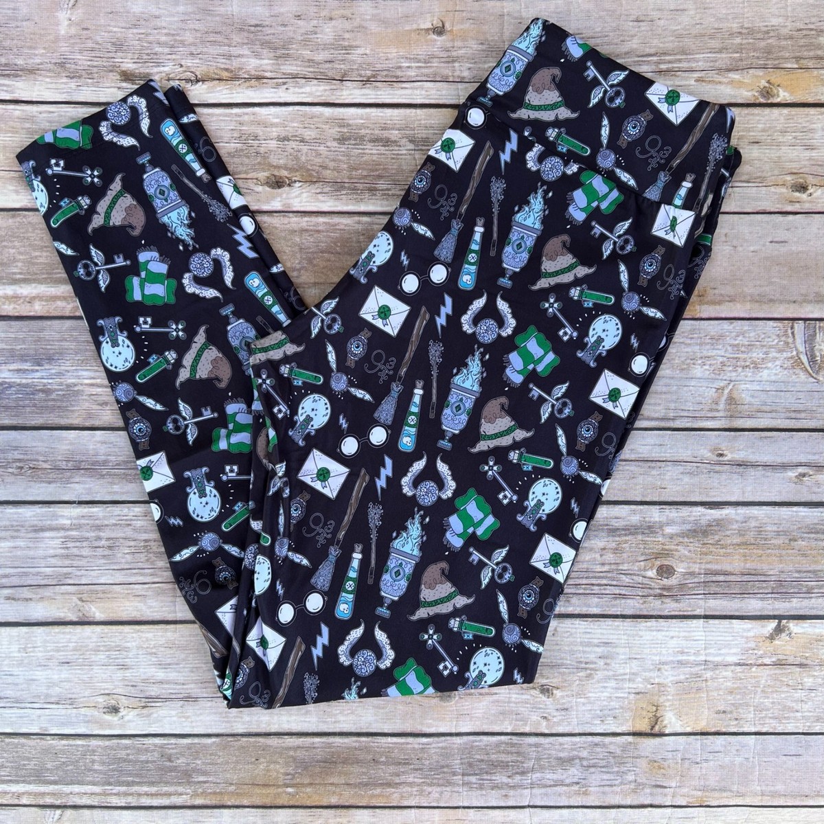 Harry Potter Hogwarts SLYTHERIN House Women's Leggings TC Plus