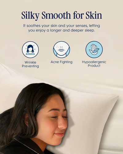 Evercool®+ Cooling Pillowcases, Silver Infused Fabric for Fresh and Hygienic Sl - Picture 20 of 34