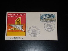 ENVELOPPE 1 er JOUR - TRAVERSEE DE L'ATLANTIQUE NORD -  1977 -  Y & T N° PA 50