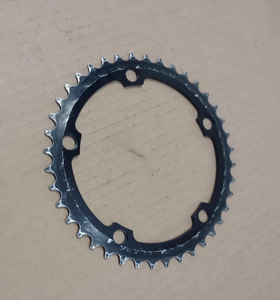 Plato Bicicleta SR 40t 130mm Talla Negro Color Aleación Ciclismo De Colección Foto 4 de 4