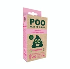 M-PETS Dog Poop Waste Bags (60 bags) Natural Vegetable Based - Rose Scented