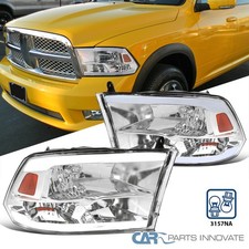 Fits 2009-2018 Dodge Ram 1500 2500 3500 Headlights Led Strip Tube Head Lamps Fits 2009-2018 Dodge Ram 1500 2500 3500 Headlights Led Strip Tube Head Lamps