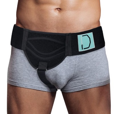 Inguinal Hernia Support Belt for Men & Women with 2 Compression Pads - Hernia...