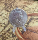 1961 - P mint  Silver 90% Franklin Half Dollar   TP-10964