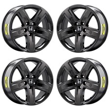 18 Honda Ridgeline Pvd Black Chrome Wheels-c Rims Factory Oem 63655 Exchange...