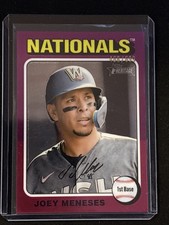 🔥Joey Meneses 2024 Topps Heritage #277 Chrome 468/699 Washington Nationals