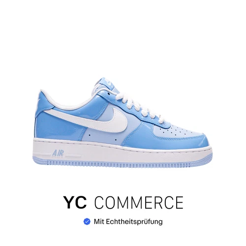 Nike Air Force 1 Low Psychic Blue White Patent HV9405-400 Blau Weiß Unisex
