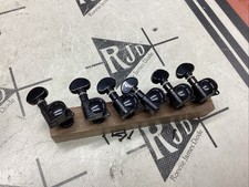 Grover Mini Rotomatic In Line Tuners Tuning Keys Black Right