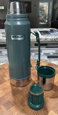 Stanley Classic Stainless Steel Vacuum Insulated Thermos Bottle 1.1 qt Vintage