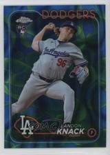 2024 Topps Chrome Update Blue & Green Lava Lamp Refractor /125 Landon Knack ms9