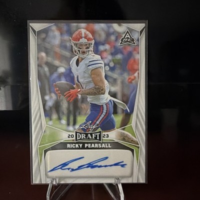Leaf 2023 Draft Ricky Pearsall #BA-RP1 Rookie Autograph Insert Football Card
