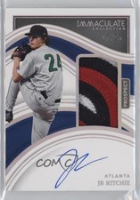 2023 Panini Immaculate Prospect Holo Silver 17/25 JR Ritchie #28 Patch Auto