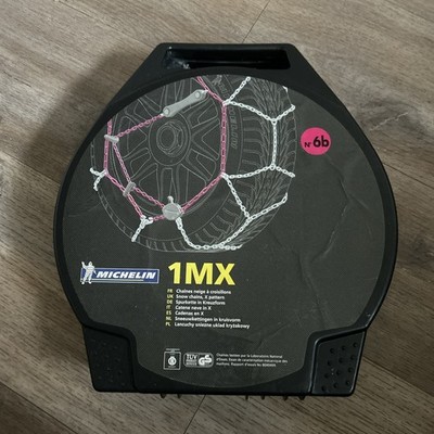 MICHELIN Easy Grip Wheel Snow Chains X pattern Socks 15'' No. 6b 