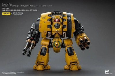 Imperial Fists Leviathan Dreadnought With Cyclonic Melta Lance And Storm Cannon
