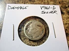 1961-D ROOSEVELT SILVER DIME DAMAGE    BH