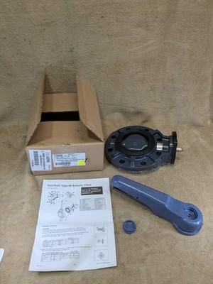 Asahi Pool-Pro 1728040 Butterfly Valve Pvc 4'' Pipe Sz Lever Handle pool pump