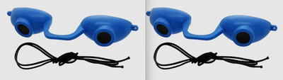 Evo Flexible Tanning Bed Goggles UV Eye Protection Glasses Blue, FDA (2 Pack)