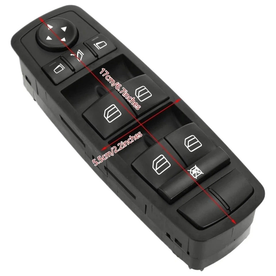 Master Power Window Switch For 2007-2011 Mercedes Benz ML350 Front Driver Side - Изображение 3 из 4