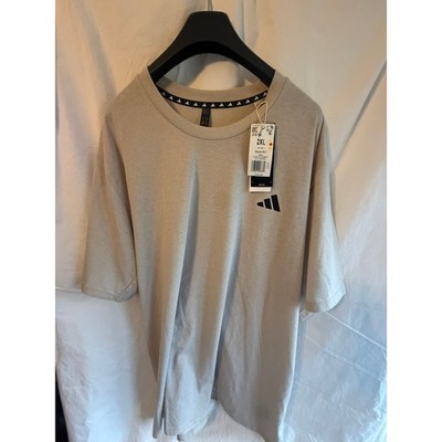 Adidas Mens Training Essentials Feelready T-Shirt Wonder Beige 2XL JF8766 NEW