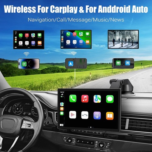 Wireless 9 Inch For Carplay & For Android Auto Navigation System for Drivers - Picture 10 of 11