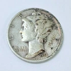 1941 S LIBERTY MERCURY 90% SILVER DIME CIRCULATED COIN #5350