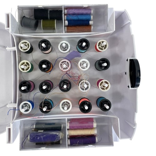 Singer Sew Essentials White Sewing Machine Chest Storage System Portable Box - Picture 6 of 10