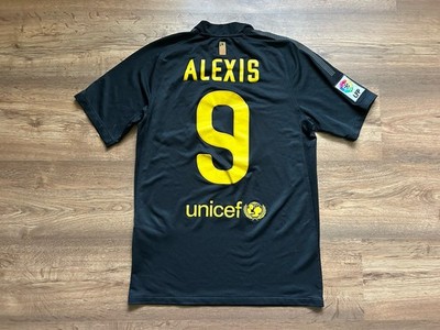 BARCELONA SPAIN 2011/2012 AWAY FOOTBALL SHIRT JERSEY NIKE #9 ALEXIS SANCHEZ
