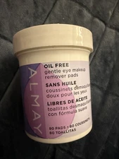 Almay Oil Free Gentle Eye Makeup Remover Pads 80 Pads Fragrance-Free New