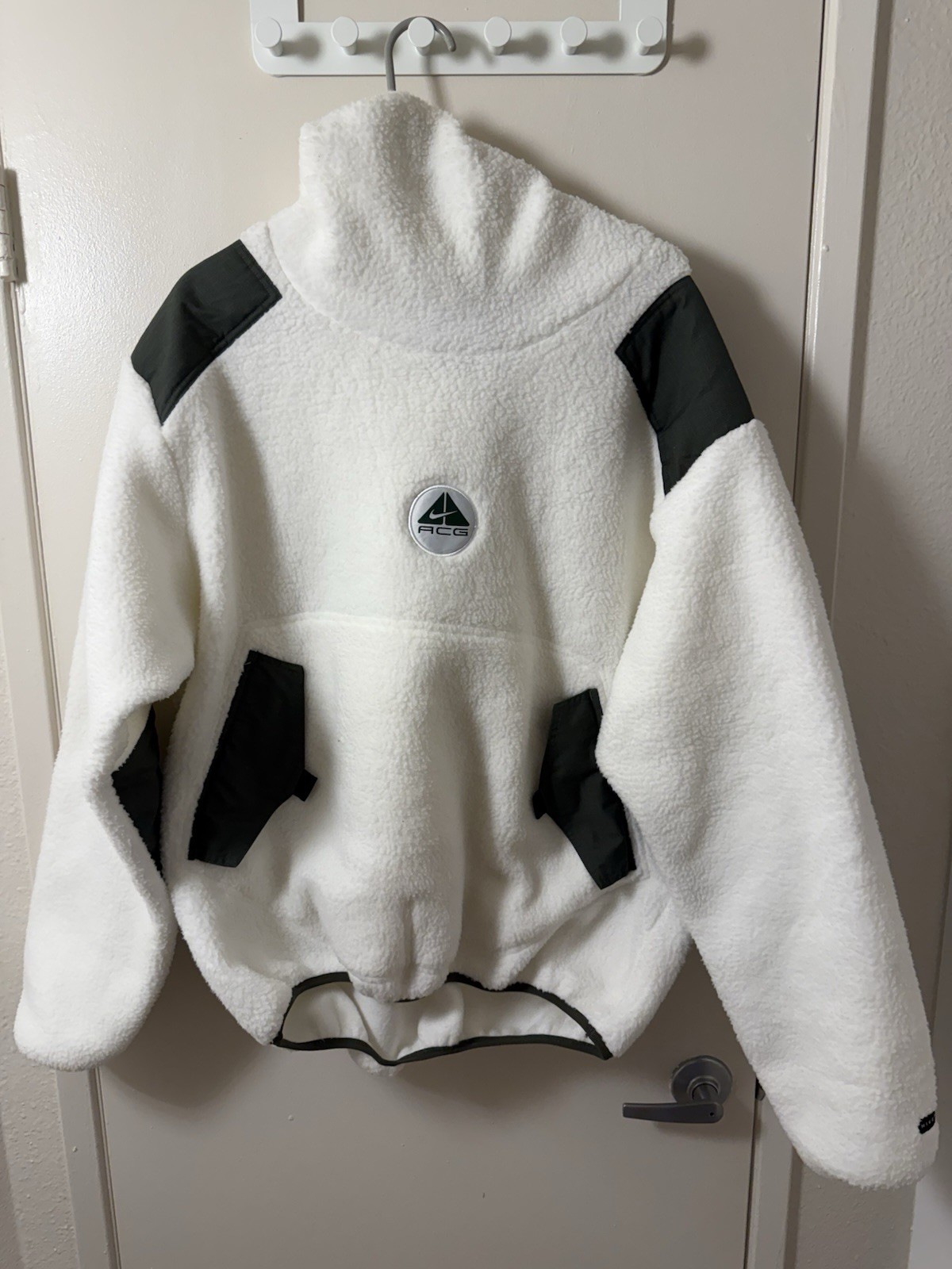 nike acg vintage sherpa fleece pullover