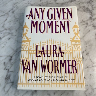 Any Given Moment Novel Hardcover Book Van Laura Wormer 1995 Mira Books