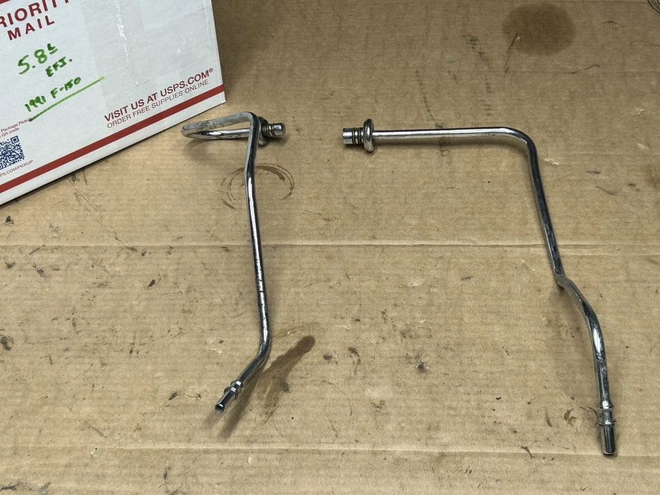 Ford F-150 Bronco 87-96 - 5,8 L EFI 351 cid - detrás del riel del motor LÍNEAS DE COMBUSTIBLE DURO Foto 3 de 4