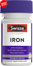 Ultiboost Iron - with Vitamin C to Support Dietary Iron Absorption - 30 Tablets