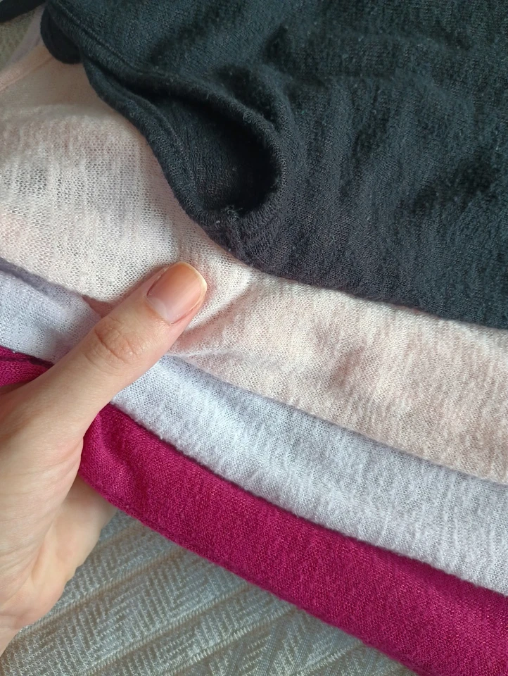 Camiseta sin mangas tejida para mujer/junior talla mediana correa de esfagueti ligera Foto 2 de 4