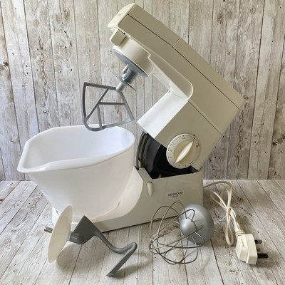 Kenwood Chef KM300 Food Cake Dough Stand Mixer With Whisk K Beater  Attachments UK