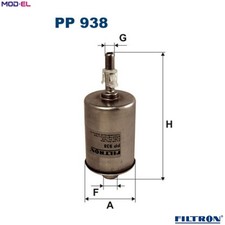 FUEL FILTER PP 938 FOR VAUXHALL OPEL X 22 XE 2.2L 4cyl SINTRAX 30 XE 3.0L 6cyl