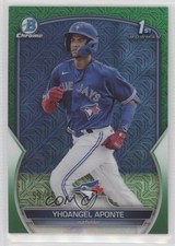 2023 Bowman Mega Box Green Mojo Refractor 59/99 Yhoangel Aponte #BCP-110 9hx