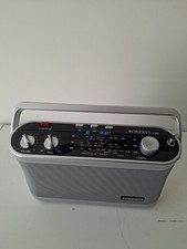 Roberts Classic 954 R9954 Portable 3-Band Radio FM MW LW Silver Read Description