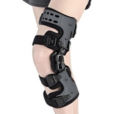 OA Unloader Knee Brace for Osteoarthritis Arthritis Pain Relief - Left Gray