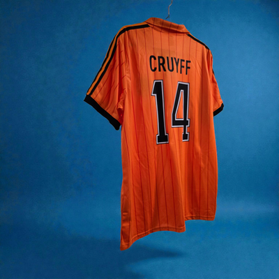 NETHERLANDS Home 74/75 - Retro Jersey - Soccer - CRUYFF # 14 - 2XL