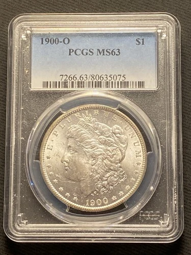 Beautiful 1900-O  Morgan Silver Dollar PCGS MS63