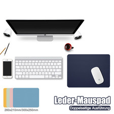 Nappa Leder-Mauspad F&uuml;r Wasserdicht B&uuml;ro Laptop Waschbar Doppelseitige Ausf&uuml;hrun