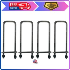 Buyers Products UB623516 16 Inch Square Bend U-Bolt Kit, 4 Complete Kits