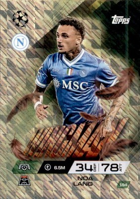 Match Attax EXTRA Champions League 194 - Noa Lang - Wingman 2025/26